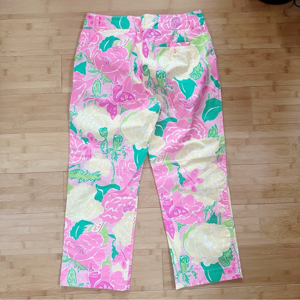 Lilly Pulitzer Shoo Fly Floral Capri Pants - Picture 3 of 4